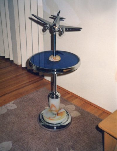 Vintage Bespoke Airplane Table Lamp