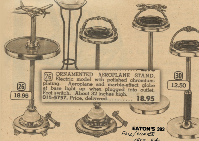 Vintage Eaton's advert for Airplane Lamp Floor Stand