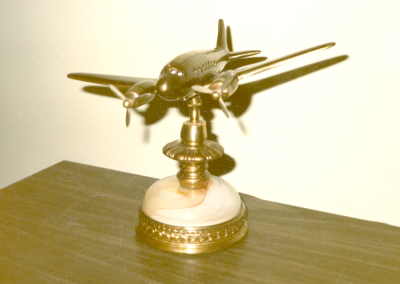 Vintage Airplane Lamp from the 1940's and 50's