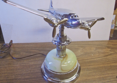 Vintage airplane lamp